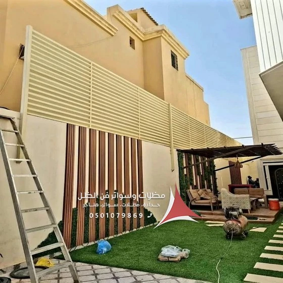 تركيب سواتر مجدول حديد الخبر