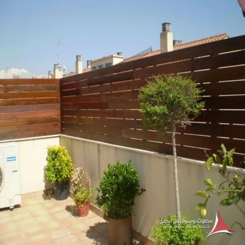 سواتر حدائق خشبية الدمام
